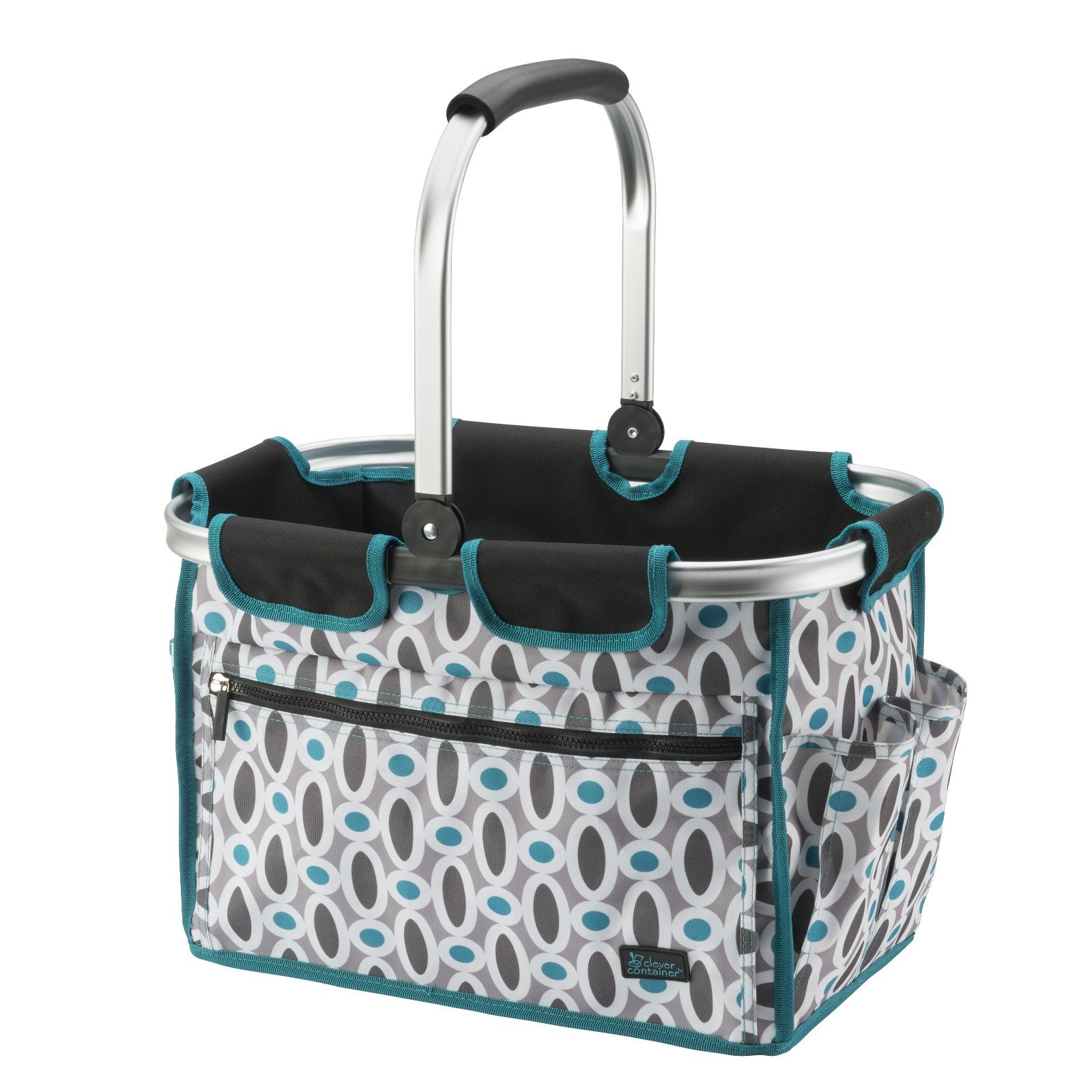 Picnic Style Multi-Purpose Basket - 'Modern Links' Multicolor