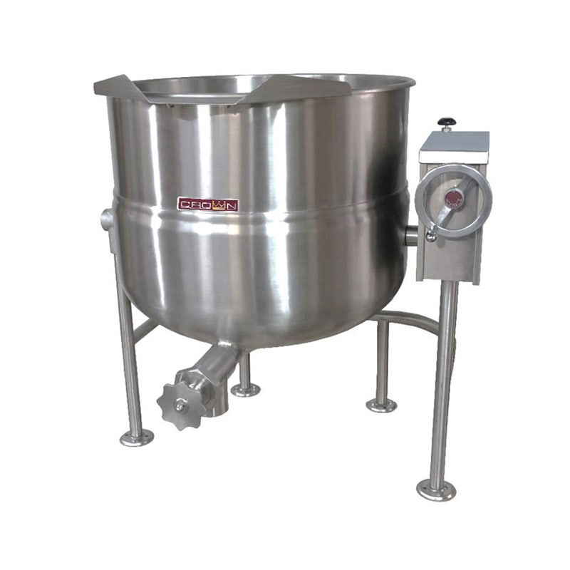 Crown Steam DLT-20 Tilting Kettle， Direct Steam