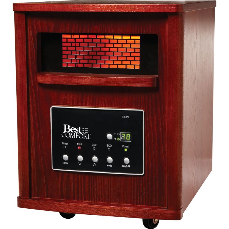 Best Comfort Quartz Heater with Woodgrain Cabinet Wood Grain 12.5A