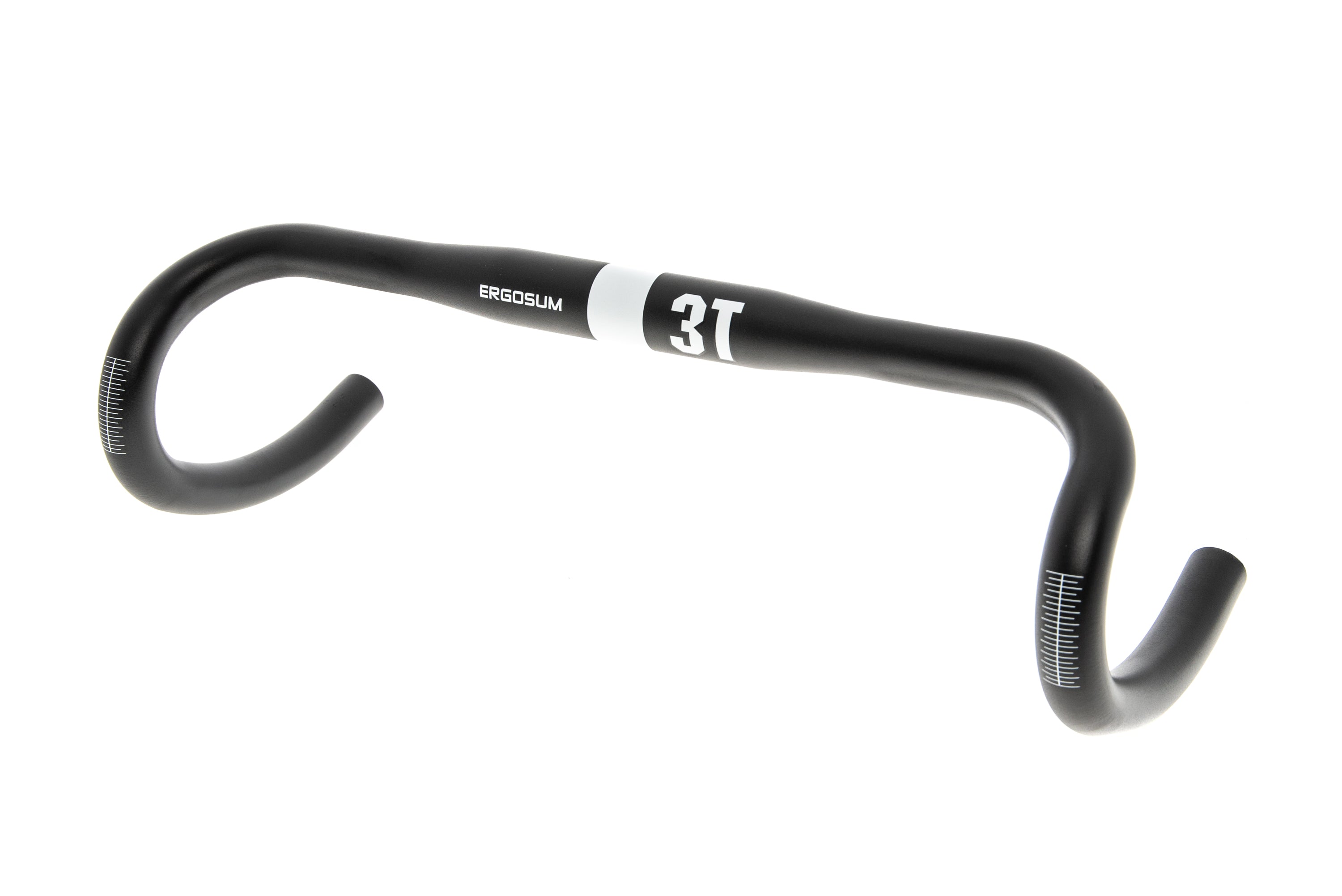 3T Ergosum Road Handlebar 31.8mm x 42cm Aluminum Black