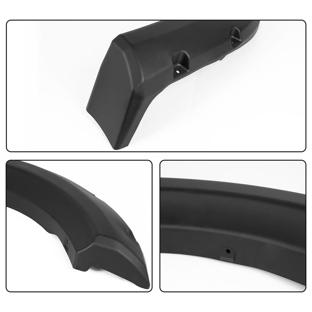 G-Plus Fender Flares Fit for 2009-2014 Ford F150 Rivet Style Smooth Matte Wheel Cover Protector