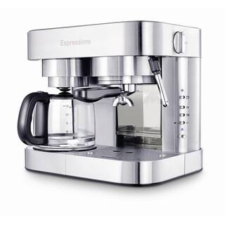 Espressione 10-Cup Stainless Steel Coffee Maker and Espresso Machine EM-1040