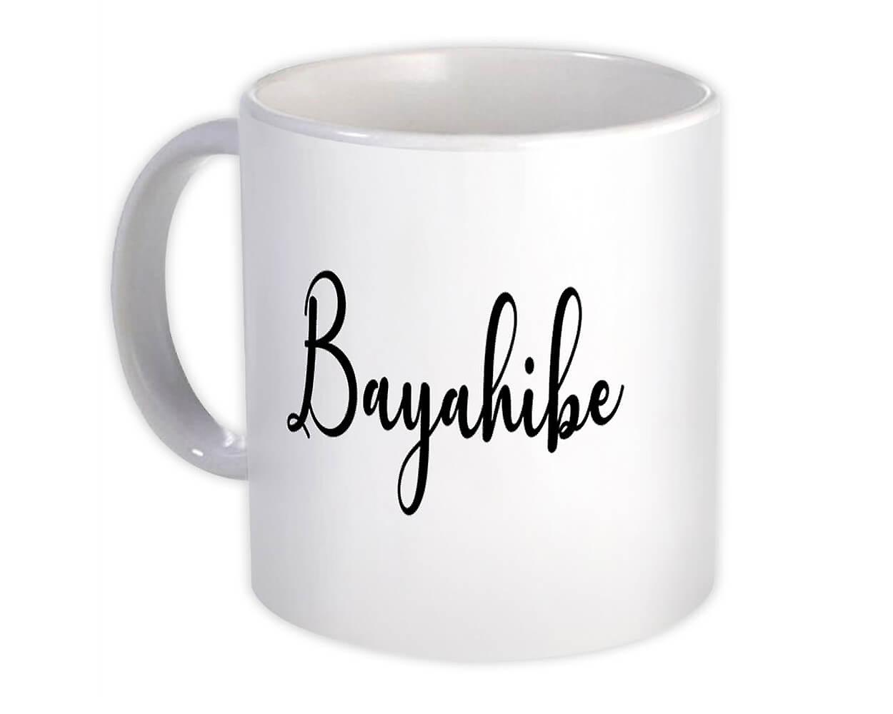 Gift Mug: Bayahibe Cursive