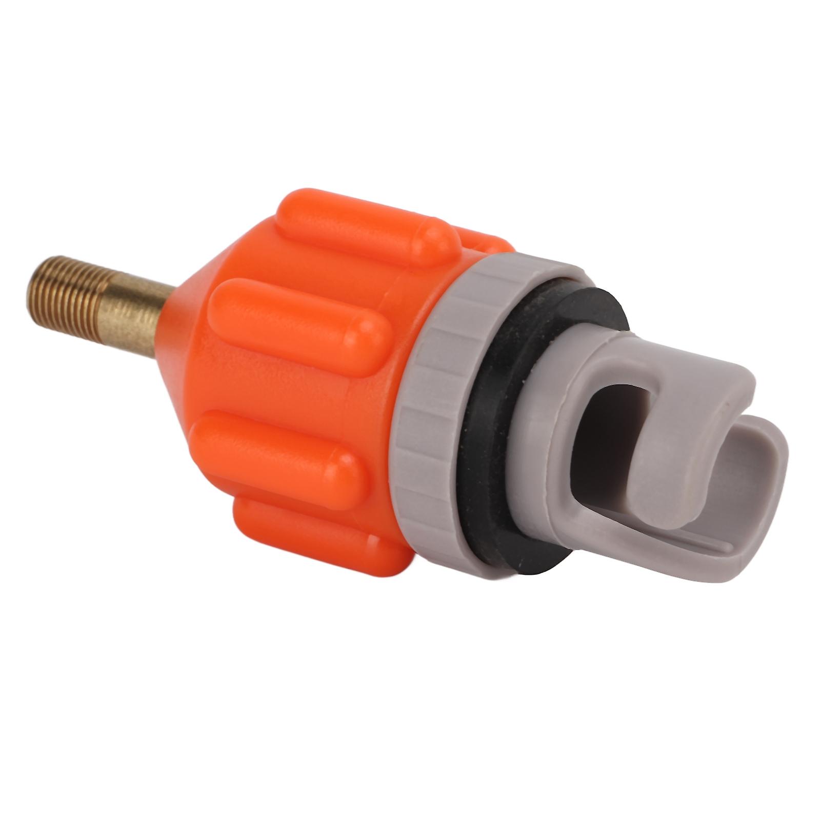 Valve Adapter High Pressure Resistance Lightweight Durable Convenient Conversion Air Pump Adapterorange