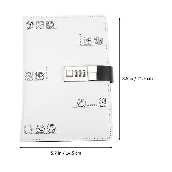 Notebook With Lock Password Notebook Lockable Diary Notebook Cartoon Notebook For Student