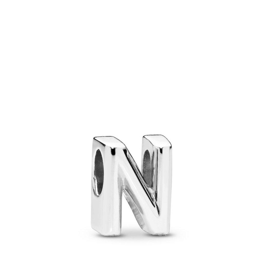 PANDORA  MOMENTS Letter Charm - 'N'