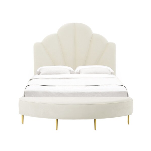 Bianca Velvet Bed and Bench Set - - 36006383