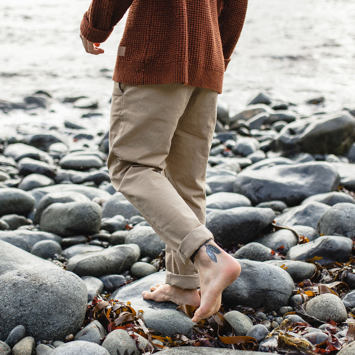 365 Organic Trouser - Chinchilla Brown