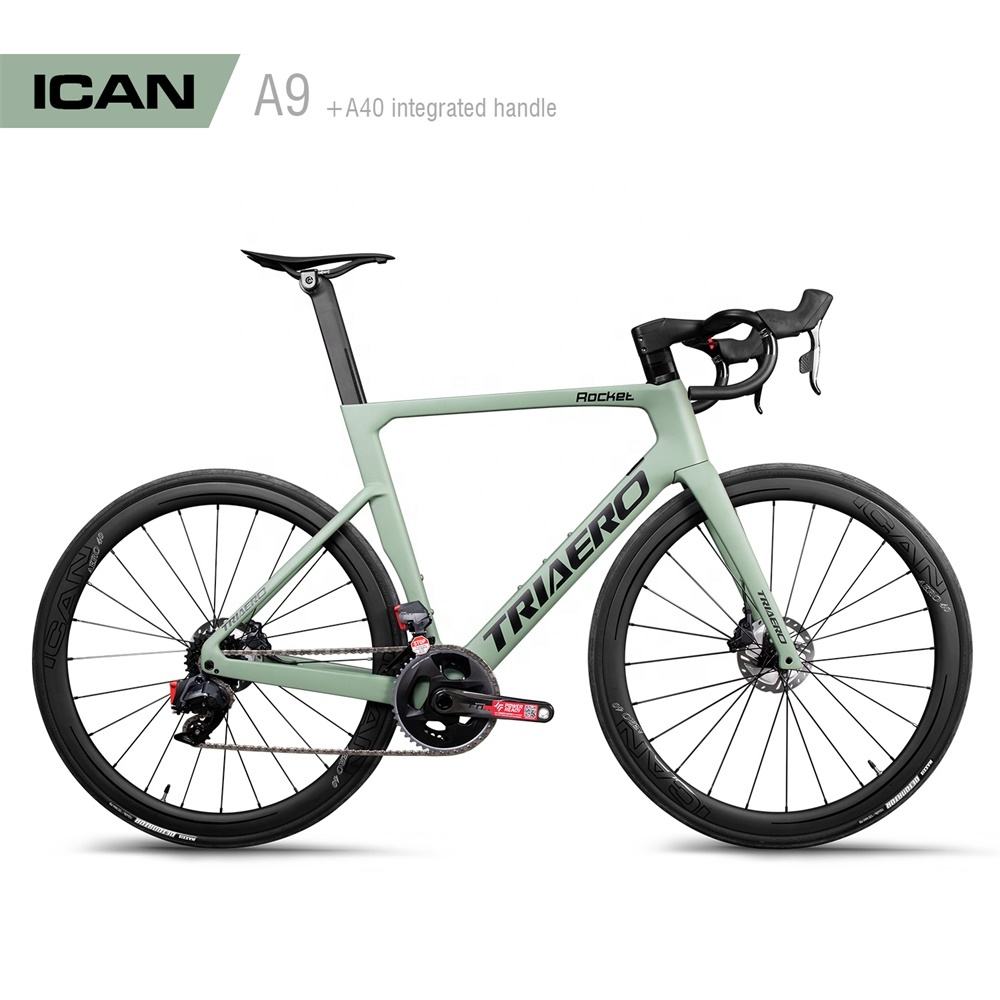 ICAN Brand Super Light Full Toray T800 And T700 Wholesale Short Delivery Road Cycle Carbon Fiber OEM Carbon Cycle Road Bike