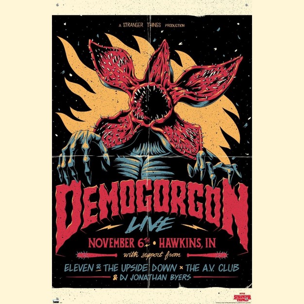 Trends International Netflix Stranger Things Demogorgon Live Unframed Wall Poster Prints