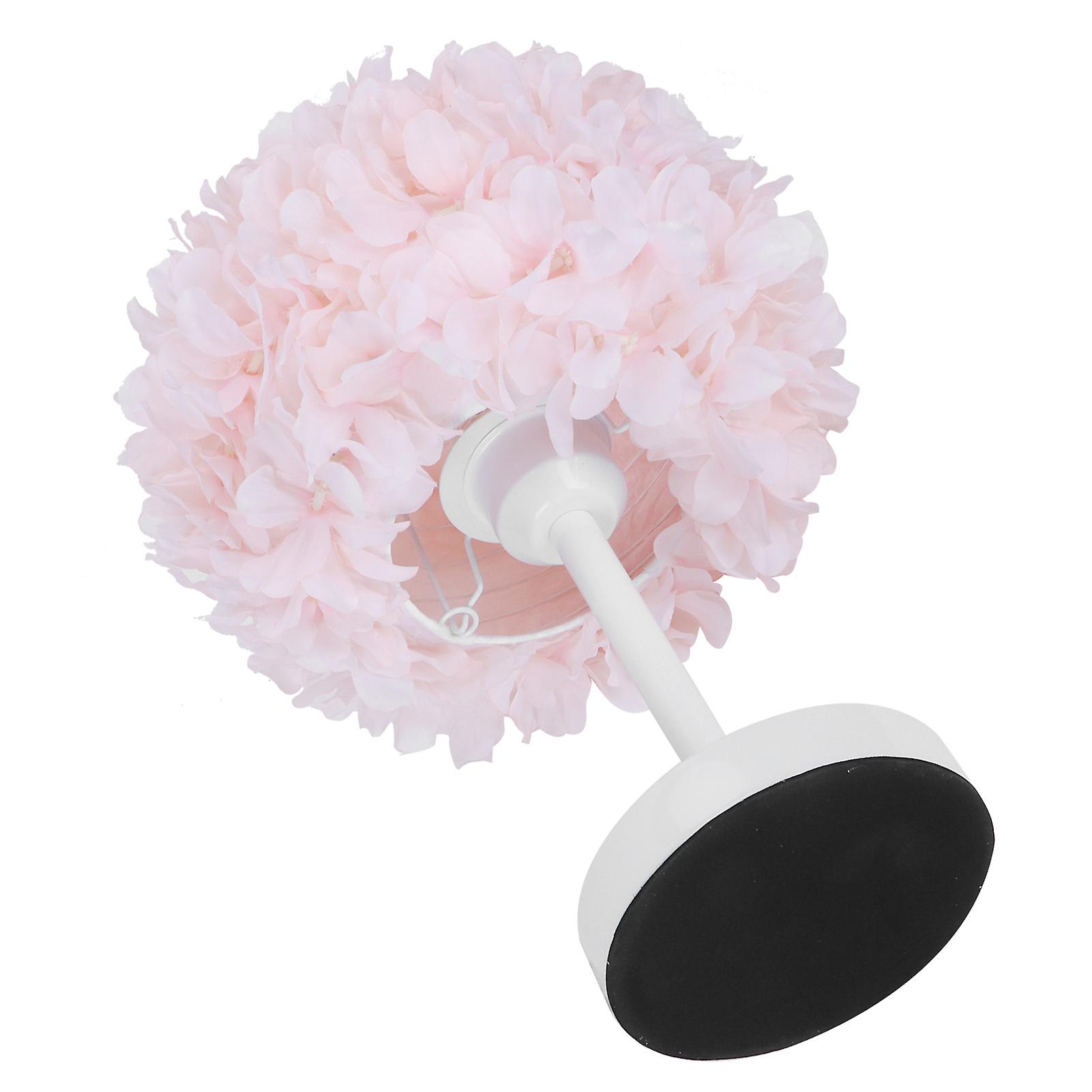 Flower Table Lamp Bedside Bedroom Desktop Nightstand Decoration Supplies Light Pinkus Plug 110-220v