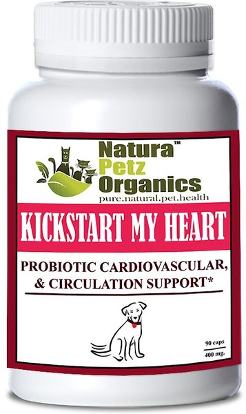 Natura Petz Organics Kick Start My Heart Dog Supplement， 90 count