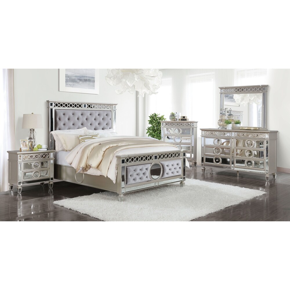 Alyah Glam Champagne 56 inch Wide 8 Drawer Dresser by Furniture of America