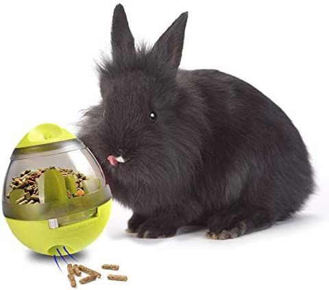 SunGrow Eating Sport Rabbit Treat Ball Small Pet Feeder