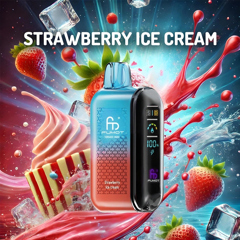 Fumot Tornado 20000 Puffs - Strawberry Ice Cream