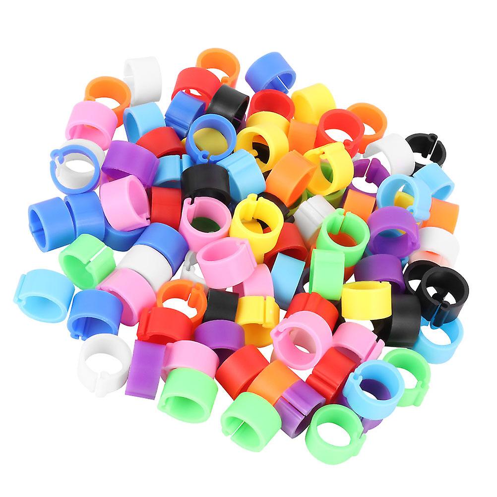 150pcs 8mm Pigeons Ring Identification Ring Opening Pigeon Ring Pigeon Foot Ring