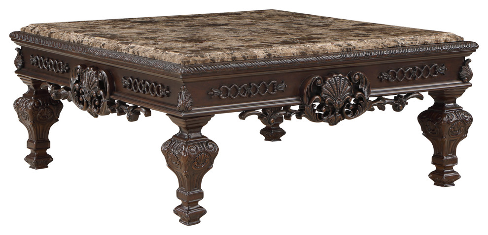 Traditional Living Room Coffee Table   Victorian   Coffee Tables   by Furniture Import  ampExport Inc.  Houzz