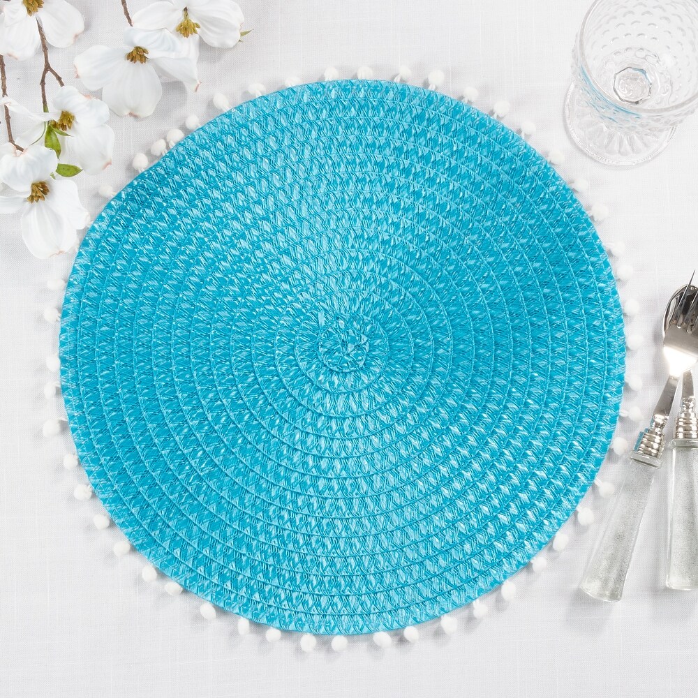 Pom Pom Design Placemats (Set of 4)