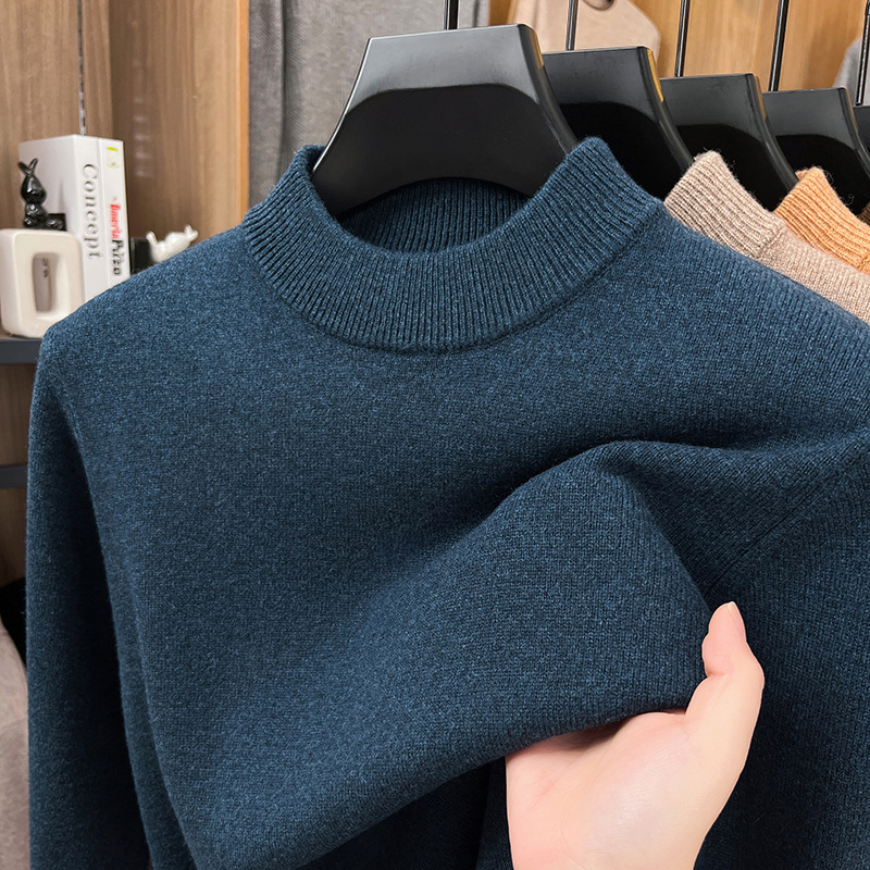 2025 Men’s Elegant Woolen Crewneck Sweater