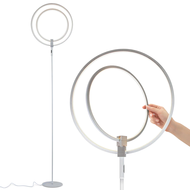 Brightech 79-in Silver Floor Lamp