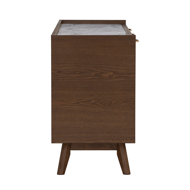 BREDA Sideboard Buffet 160cm - Walnut