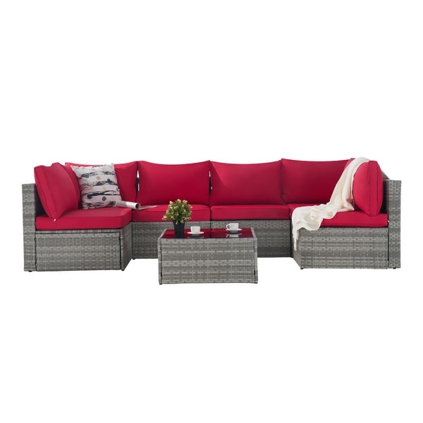 Modular PE Rattan Sofa Set