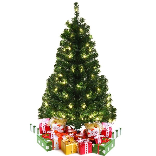 4FT Artificial Christmas Pine Tree Mini Christmas Tree