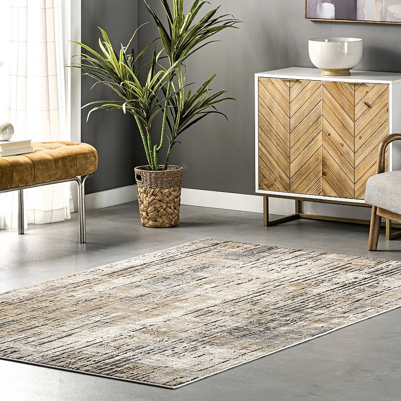 nuLOOM Estelle Faded Stripe Abstract Area Rug