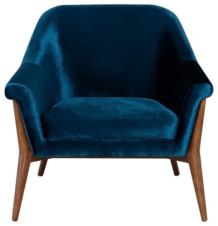 Cedalion Occasional Chair midnight blue   Midcentury   Armchairs And Accent Chairs   by Virgil Stanis Design  Houzz