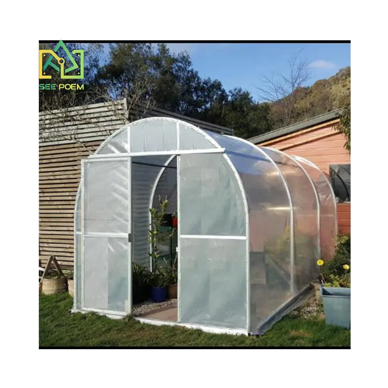 Clear Garden Tunnel  Greenhouse with Garden supplies