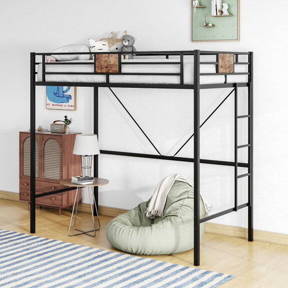 Metal Bunk Bed Twin over Twin  Heavy Duty Twin Bun...