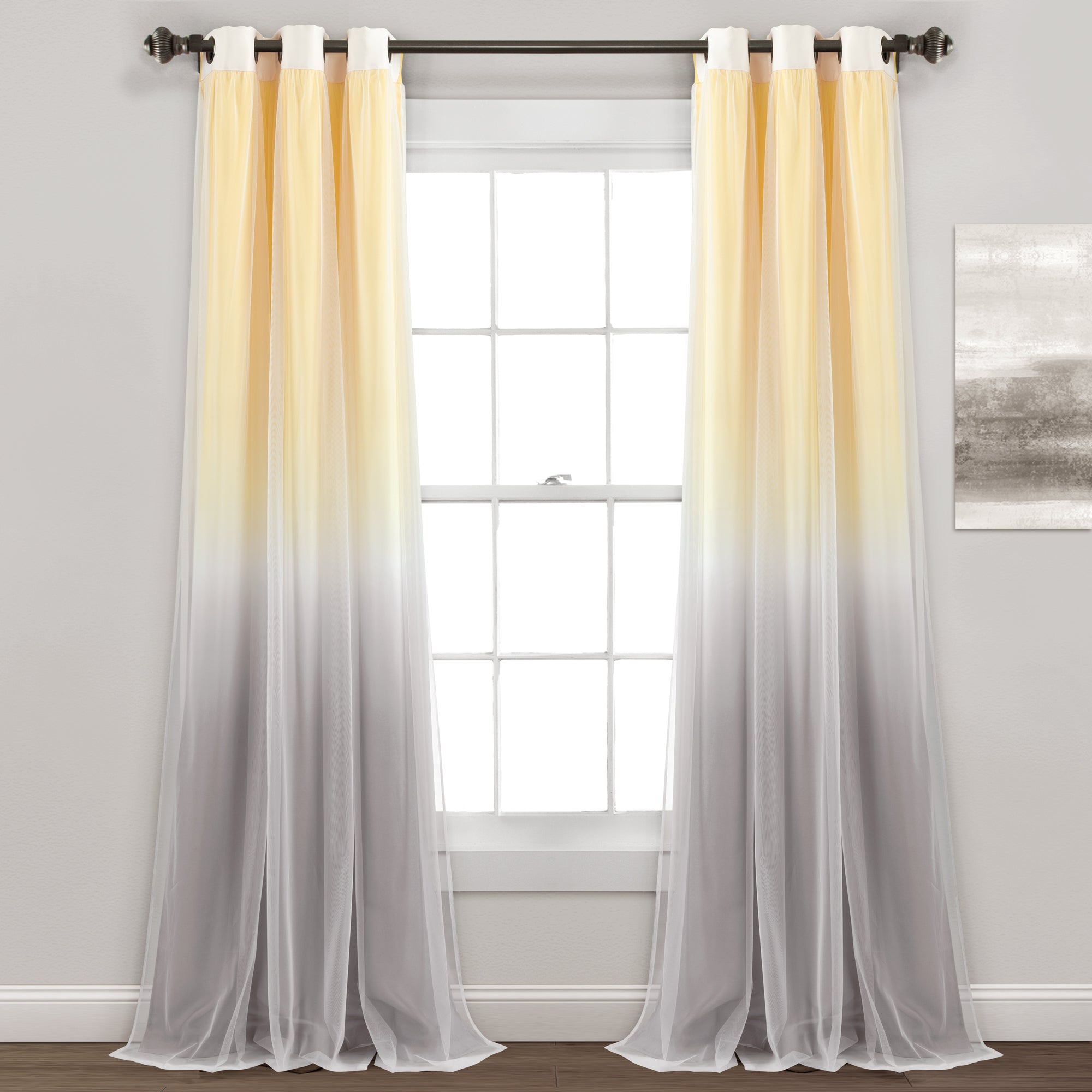 Umbre Fiesta Sheer/Light Filtering Window Curtain Panel