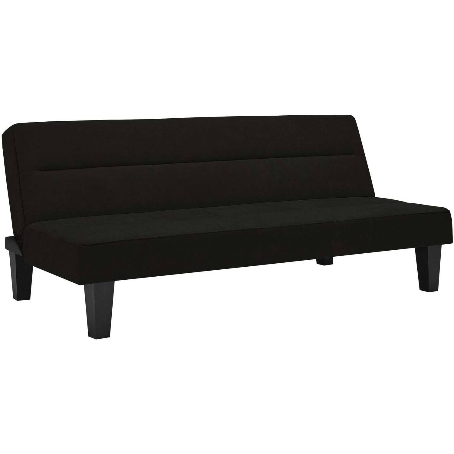 DHP Kebo Futon with Microfiber Cover, Black