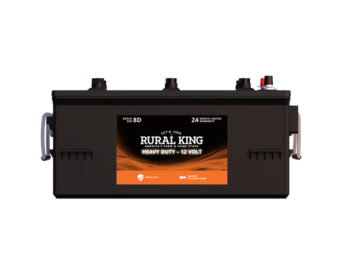 Rural King 12V Commercial Heavy Duty Series Battery - CFT8D-3