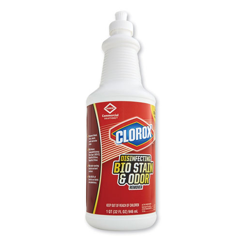 Clorox Disinfecting Bio Stain and Odor Remover | Fragranced， 32 oz Pull-Top Bottle | CLO31911EA