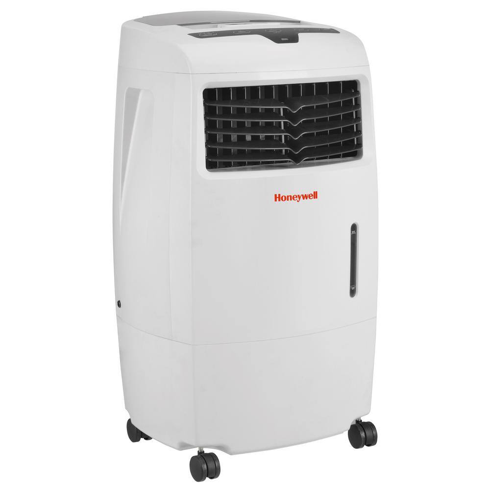 Honeywell 500 CFM 4-Speed Indoor Portable Evaporative Air Cooler (Swamp Cooler) with Remote Control for 300 sq. ft. CL25AE