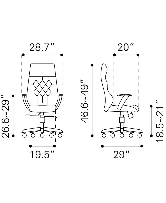 Zuo Boutique Office Chair