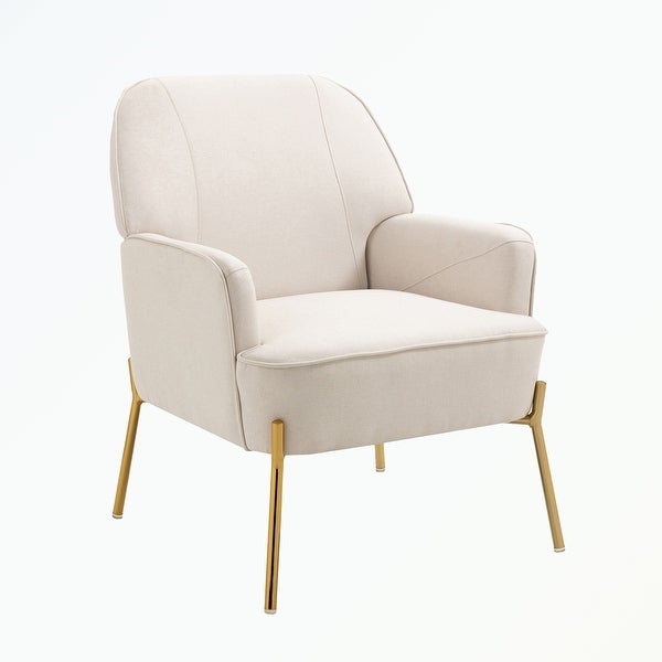 Upholstered Modern Arm Accent Chair