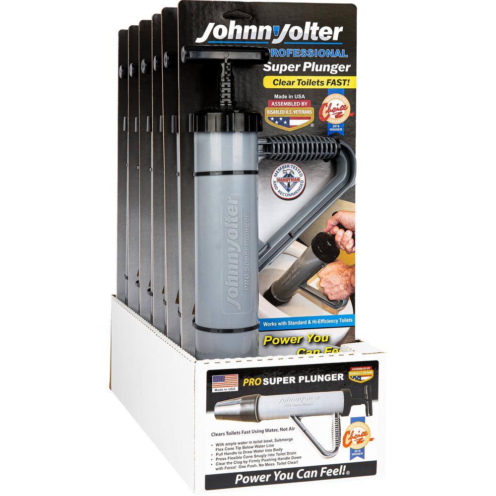 Johnny Jolter PRO Power Toilet Plunger JJR-304