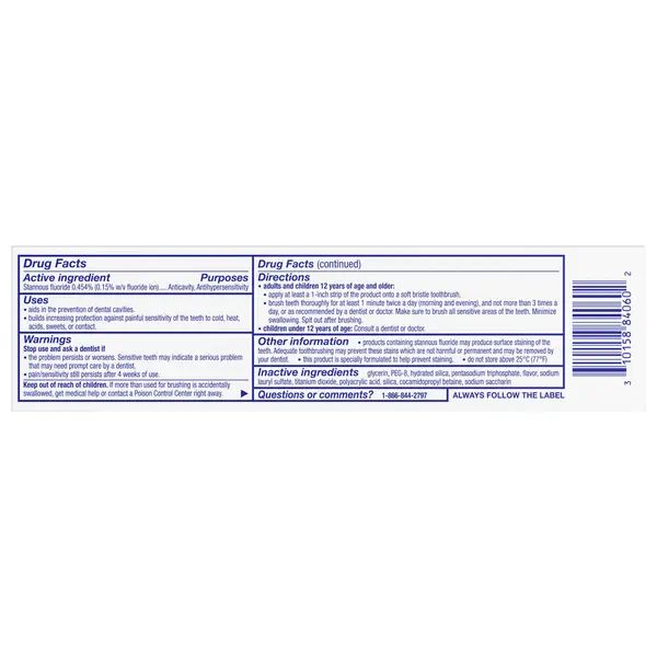 Sensodyne 3.4 oz Repair and Protect Whitening Toothpaste