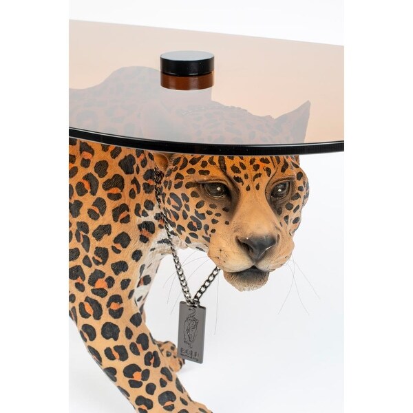 Bold Monkey Dope As Hell Spotted Panther Coffee Table