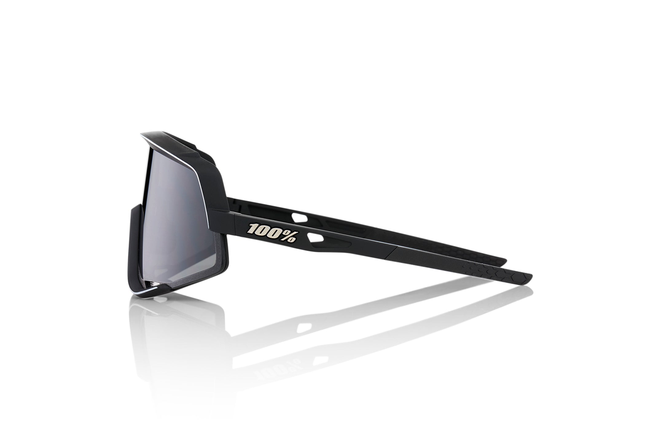 100% GLENDALE Sunglasses Soft Tact Black