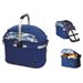 Aluminum Framed Picnic Cooler Basket in Blue