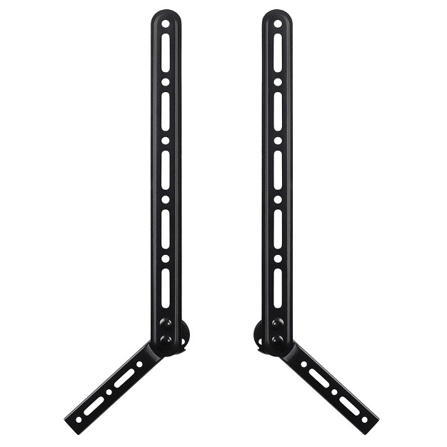 Mount it Universal Sound Bar Tv Mount Bracket For Mounting Above amp Under Tv For Sonos   Vizio Adjustable Arm Fits 23 To 65 Inch Tvs