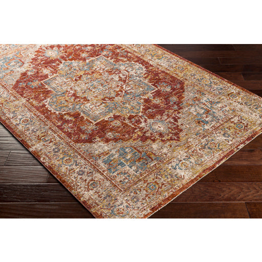 Mirabel Medallion Orange Rug