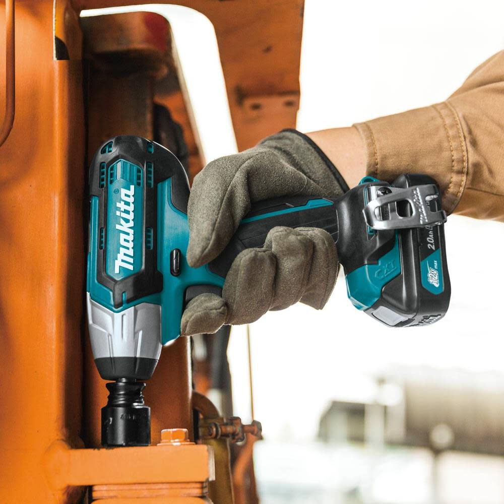 Makita 12V Max CXT Lithium-Ion Cordless 3/8 In. Impact Wrench Kit (2.0Ah) WT02R1 from Makita