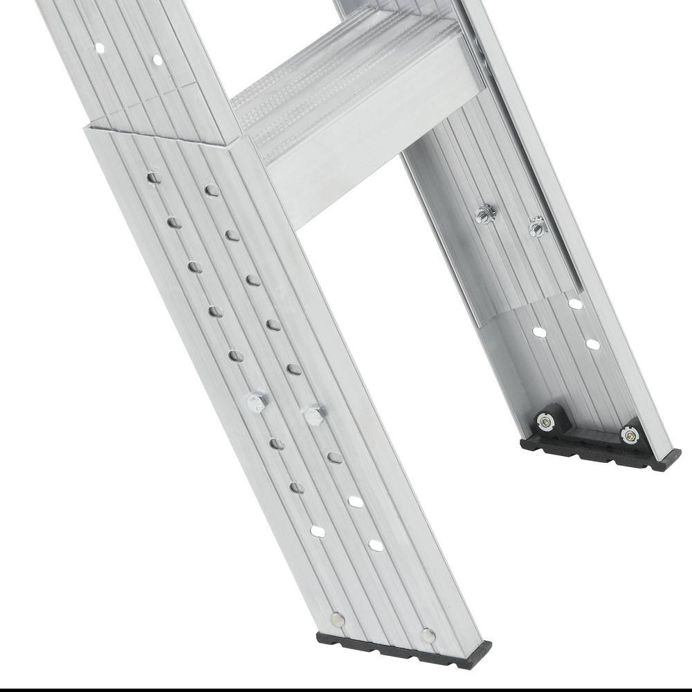 Louisville Ladder Energy Efficient 7 ft. 7 in. to 10 ft. 3 in. 30 in. x 54 in. Insulated Aluminum Attic Ladder 375 lbs. Load Capacity AEE3010