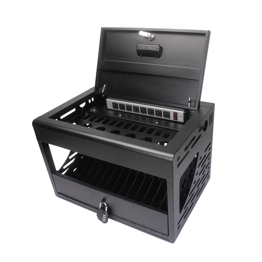 16 Bay Charging Cabinet for Laptop Locking Charging Station