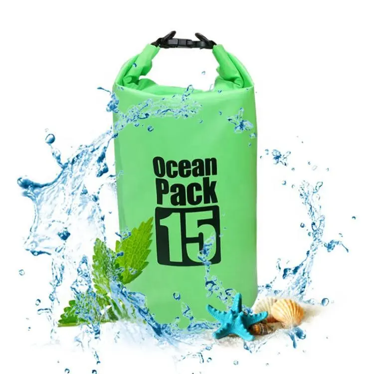 Travel Beach Backpack Dry Waterproof Bag Wholesale Pvc Ocean Park Camping Hiking Lightweight Dry Bag Custom Logo