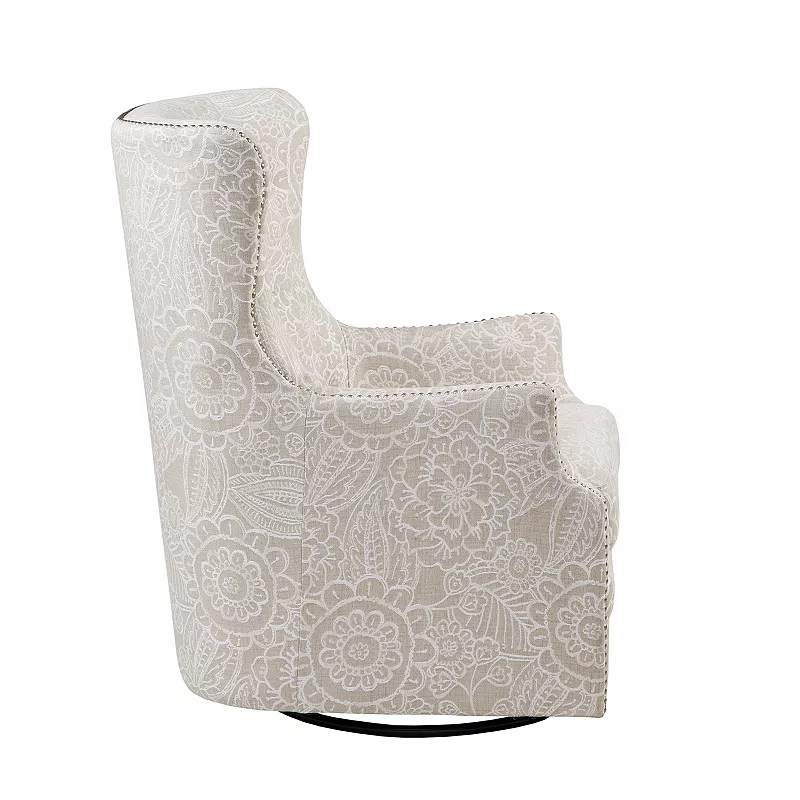 Madison Park Rey Glider Swivel Accent Chair